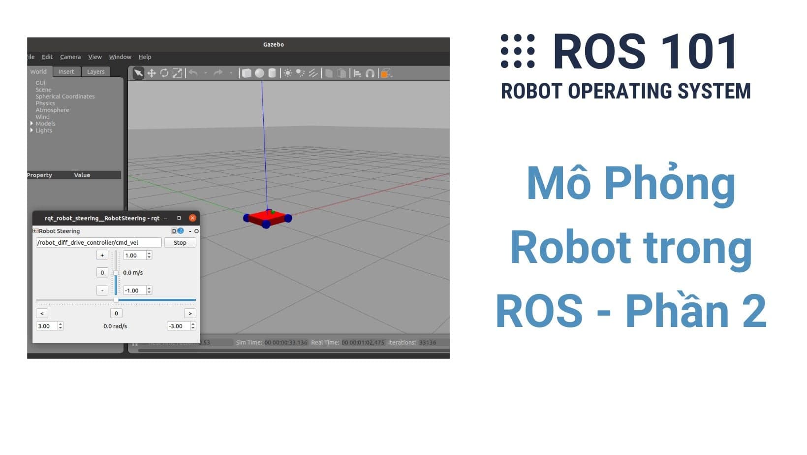 11. Mô Phỏng Robot trong ROS - Phần 2